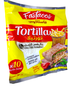Tortilla au blé tendre FASTACOS (10 pièces)_0