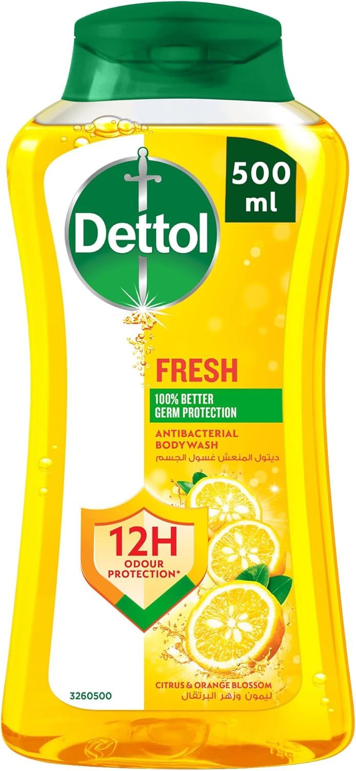 Dettol Fresh Shower Gel & Body Wash, Citrus & Orange Blossom Scent_0