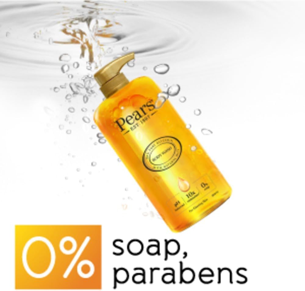Pears Pure & Gentle Body Wash - Soothing Natural Extracts Shower Gel_2