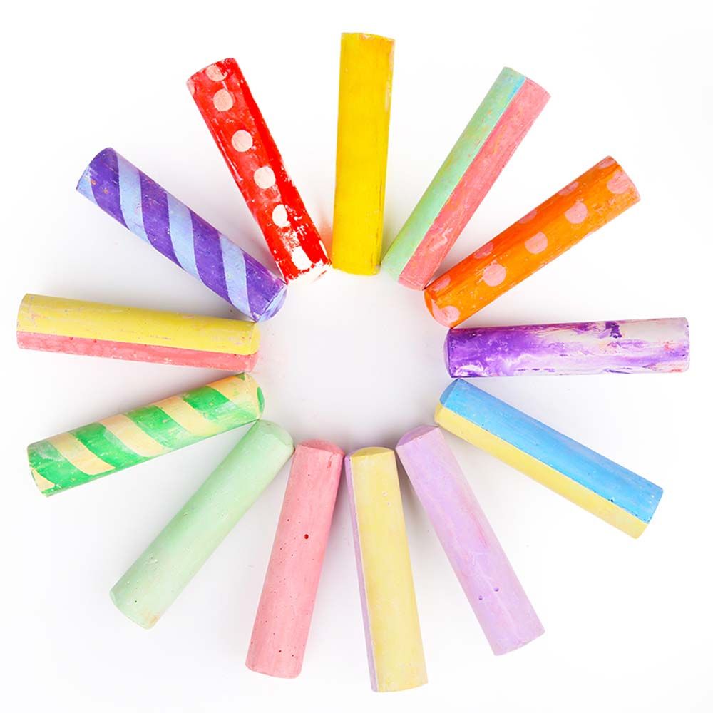 Jar Meló – Sidewalk Chalk Washable – 24 Colour Kit_2