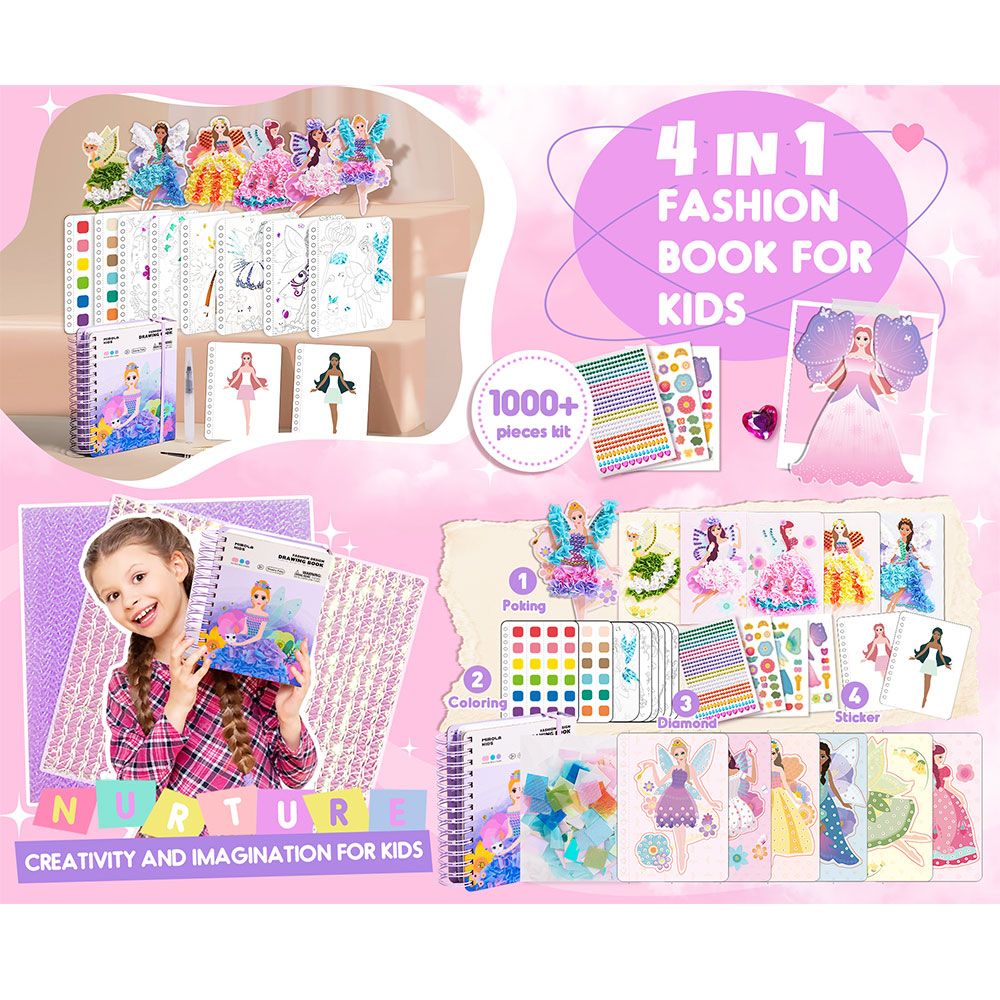 Jar Meló – Fashion Design Drawing Book – Dreamy Fairy_1