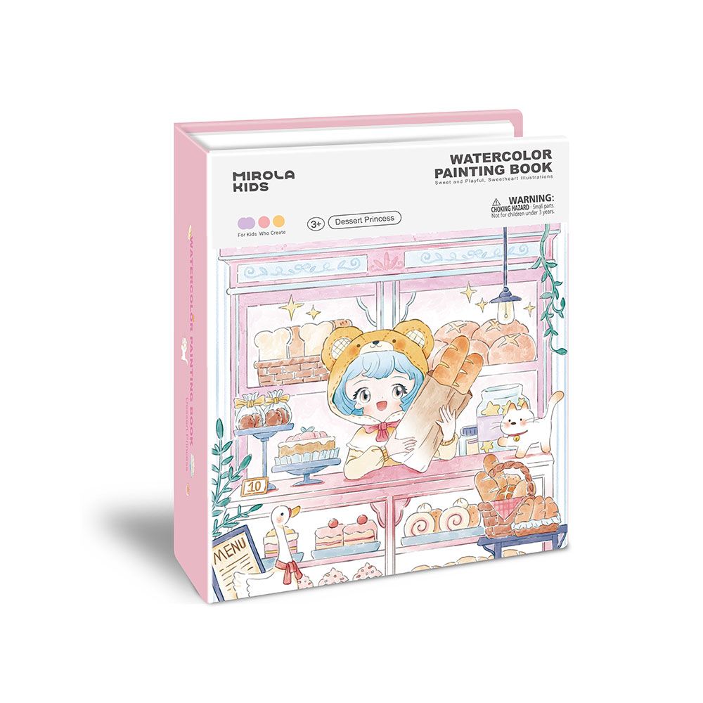 Jar Meló – Watercolour Painting Book – Dessert Princess_0
