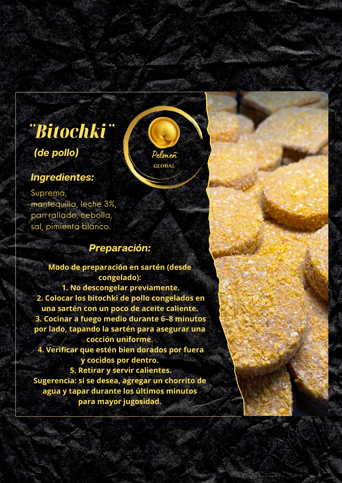 Куриные биточки (500гр) / «Bitochki” de pollo (500gr)_0