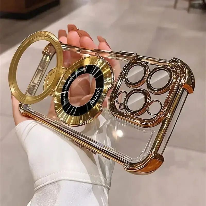 Étui iPhone de support magnétique d'airbag antichoc_10