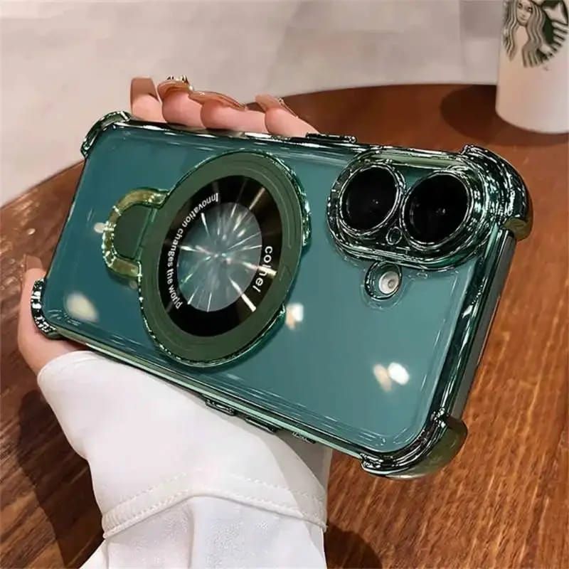 Étui iPhone de support magnétique d'airbag antichoc_12