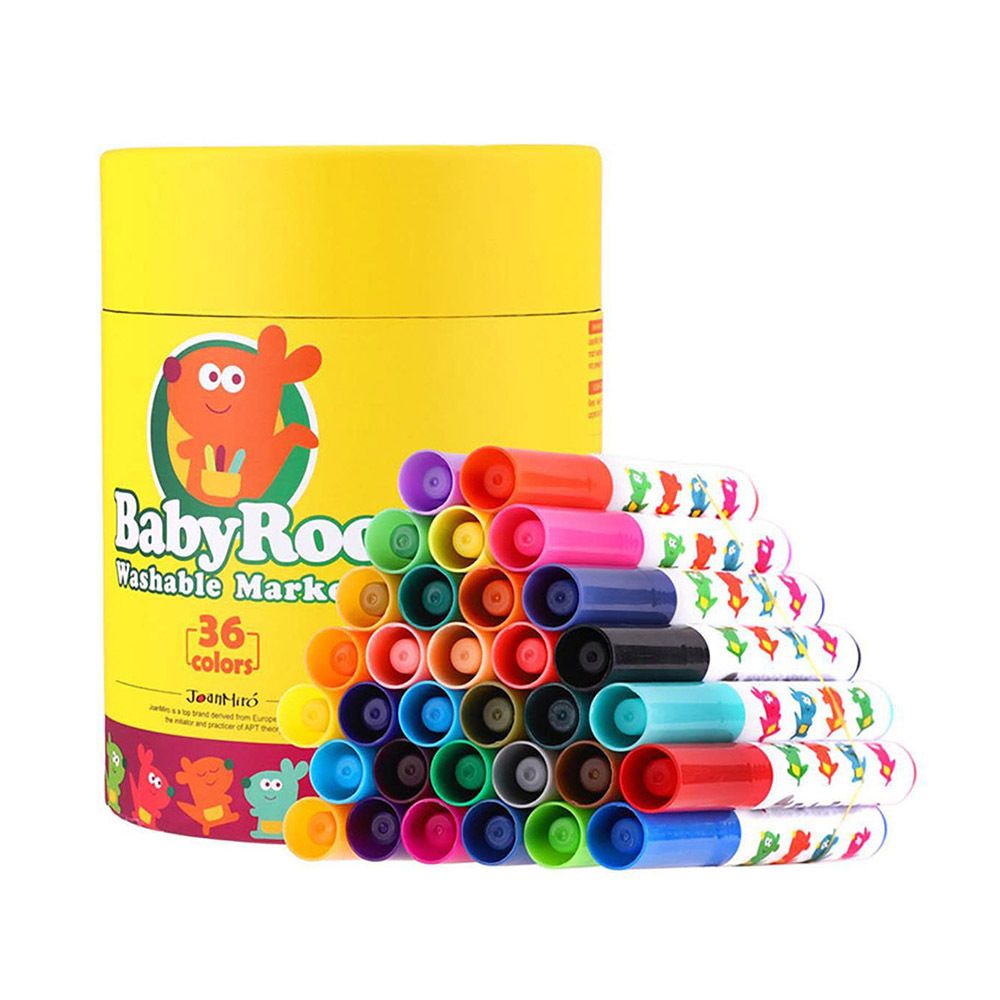 Baby Roo Washable Markers – 36 Colours_0