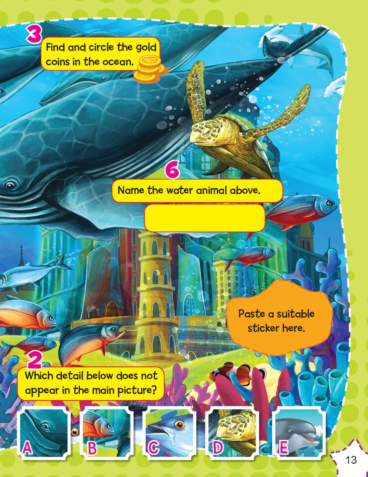 Sticker Activity Book - Ocean_4