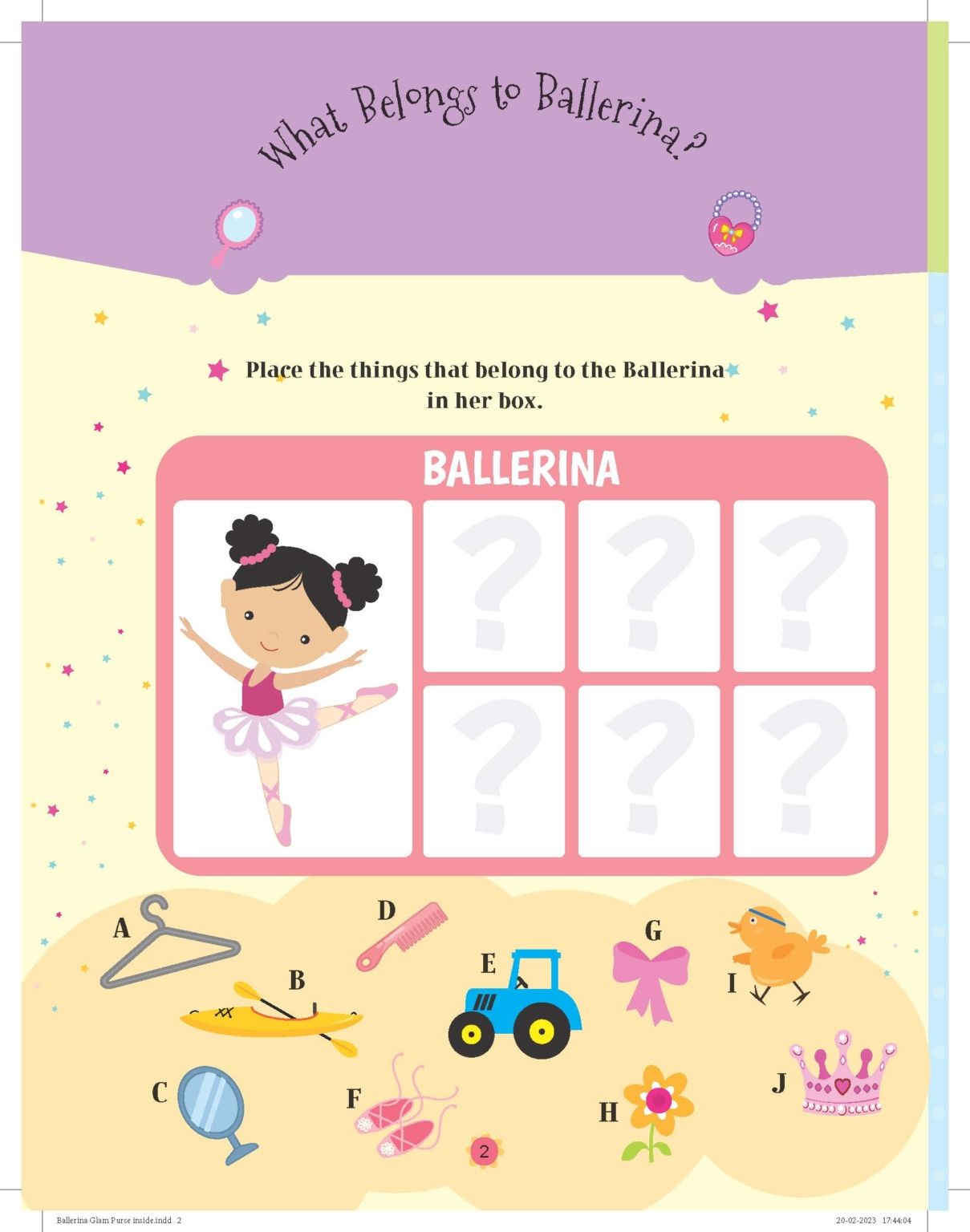 Glam Purse Activity Book - Beautiful Ballerina_2