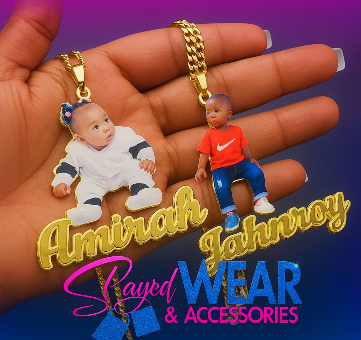 Acrylic P Custom Chain_0