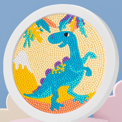 Diamond art kit with a frame - Dinosaur_1