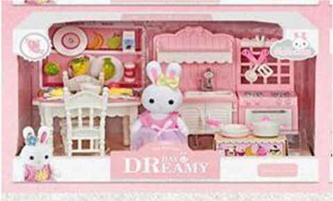 Mini bunny dining playset_0