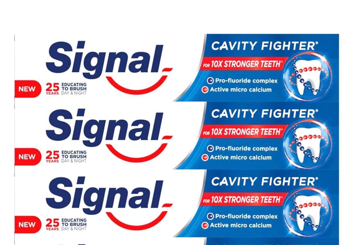 Signal Cavity Fighter Toothpaste, Pack of 3(toothpaste)_0