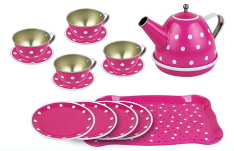 Pretty pink tea set_0