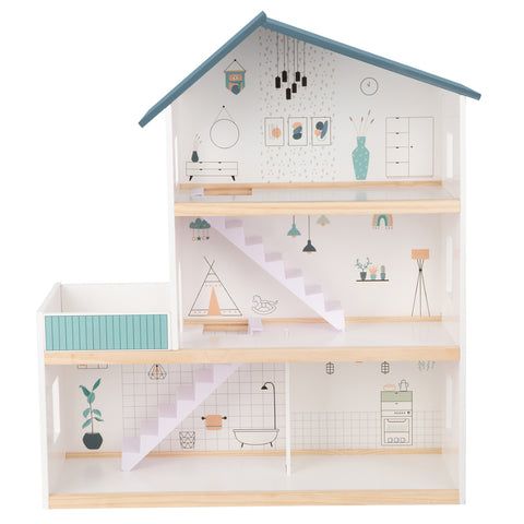 Tooky Toy Wooden Dollhouse_2