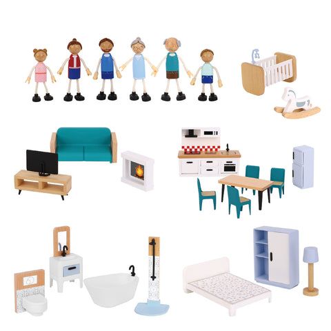 Tooky Toy Wooden Dollhouse_3