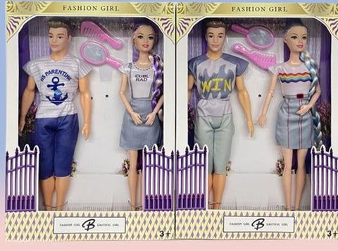 Solid couple dolls (Box of 2 dolls)_0