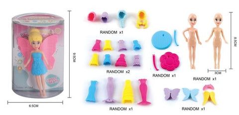 Mini fairy dress-up doll tube_0
