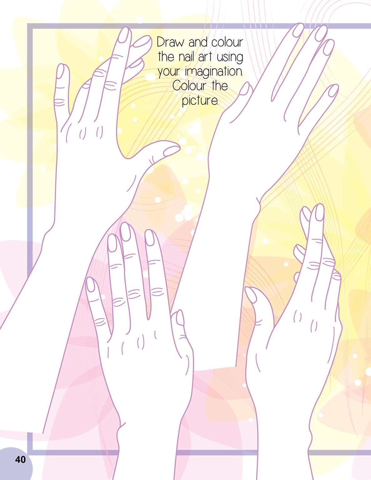 Nail art and hairstyle activity book_5