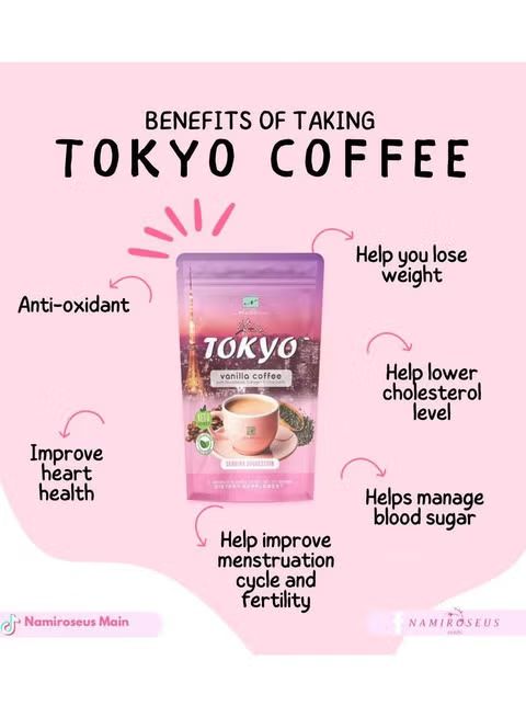 Namiroseus Tokyo Vanilla Slimming Coffee - 10 Sachets_1
