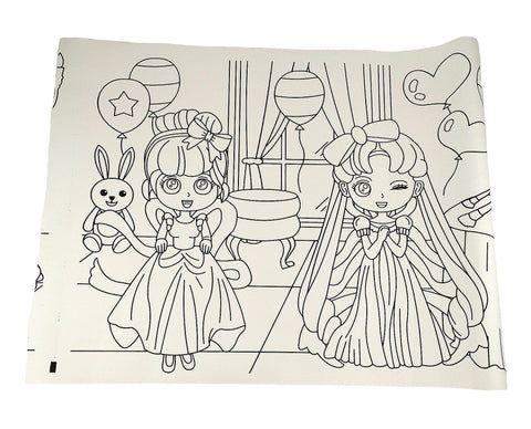 Princess themed colouring roll - 3m_1