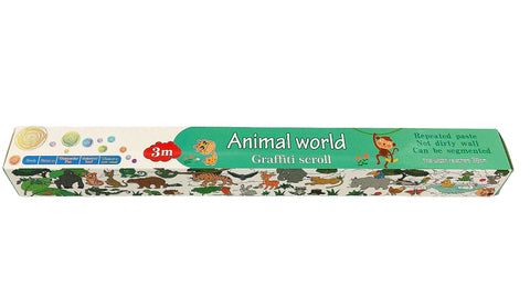Animal themed colouring roll - 3m_0