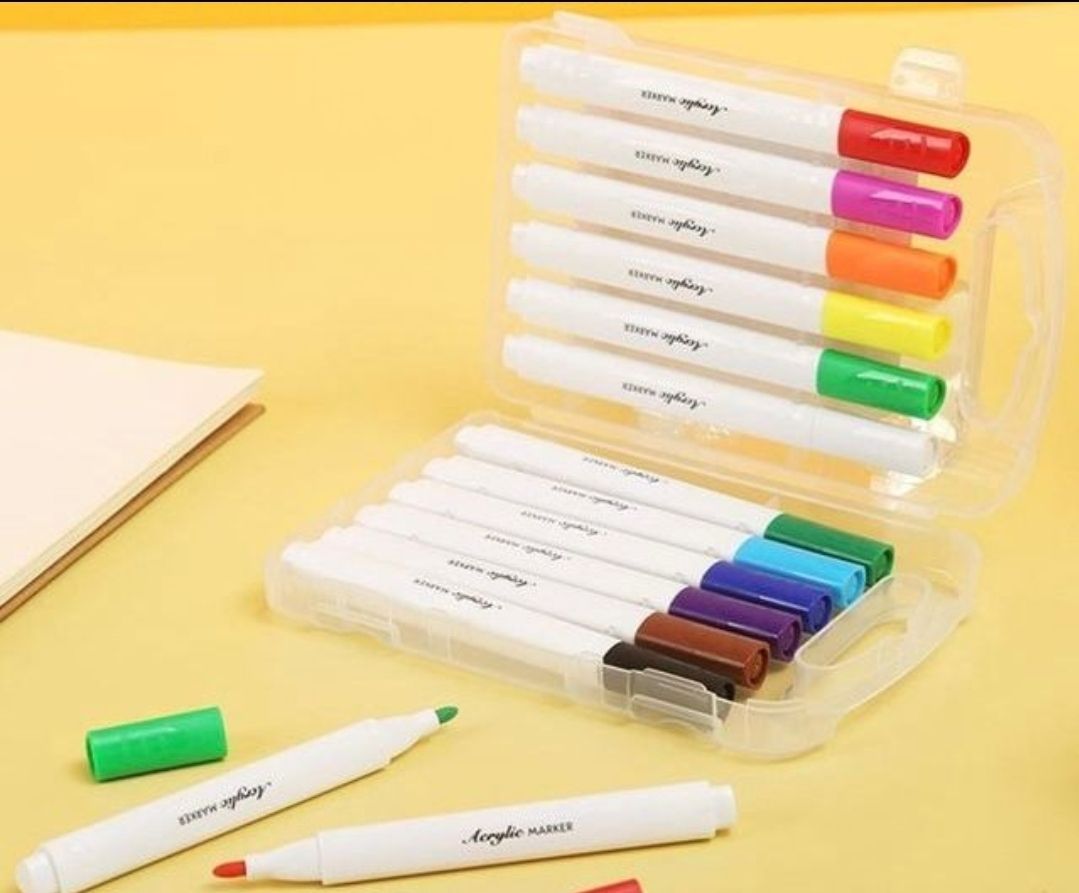 Fabric markers (12pc)_0