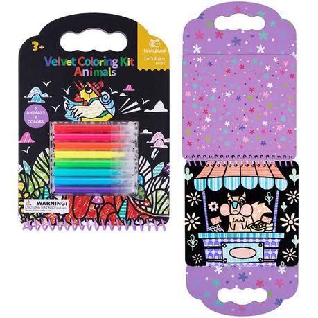 Tooky Velvet Colouring Book - Animals_1