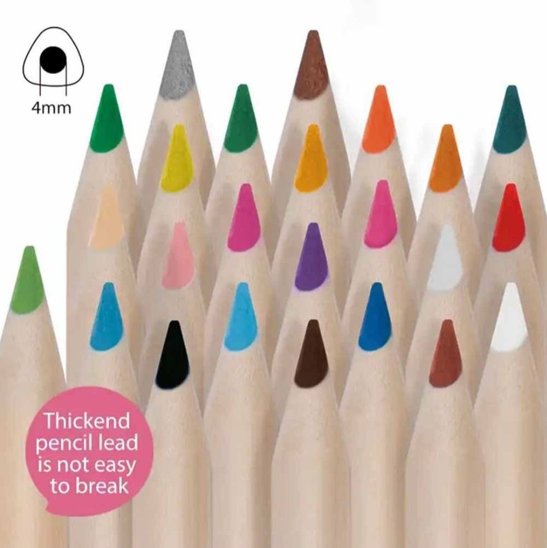Tooky Oil-Based Coloured Pencils & Pencil Sharpener (Box or Tube)_2