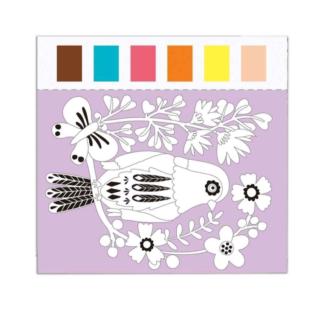 Tooky Watercolor Activity Book - Garden_2