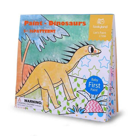 Tooky Watercolor Activity Book - Dinosaurs_0