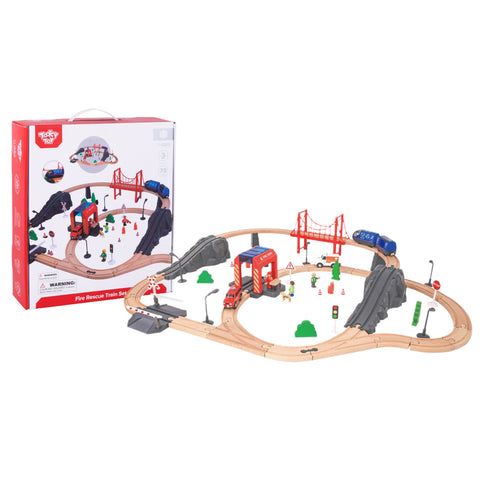 Tooky Toy Fire Rescue Train Set_0
