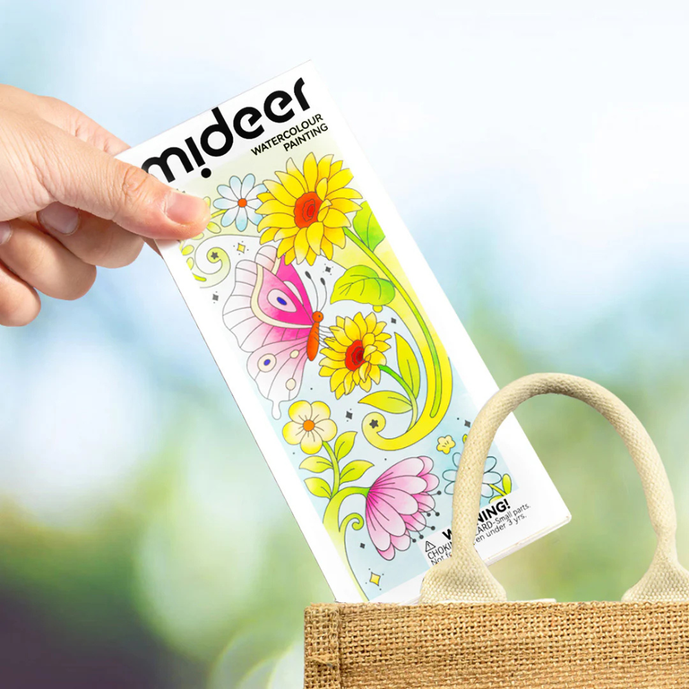 Mideer On the go Watercolour Painting - The Flower And The Butterfly_4