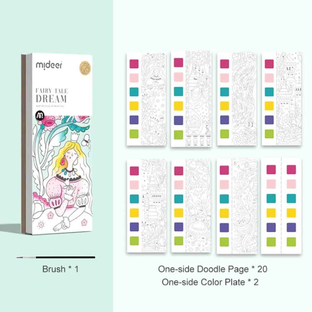 Mideer On the go Watercolour Painting - Fairytale Dream_0