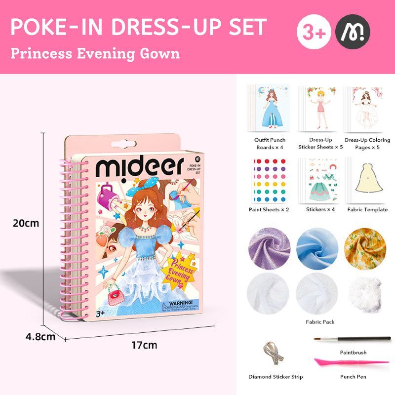 Dress Making Arts & Crafts Book Set: Princess Evening Gown_1