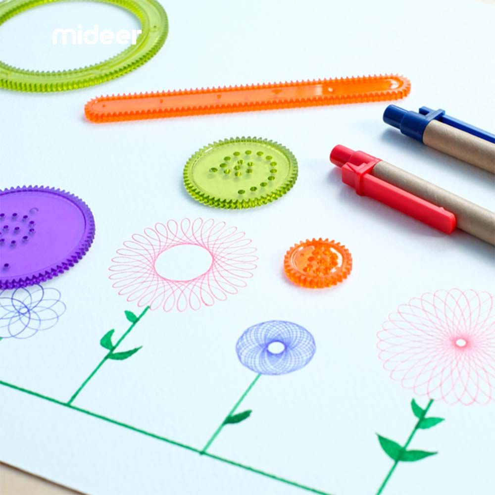 Mideer Children’s Spirograph Drawing Tool Set_4