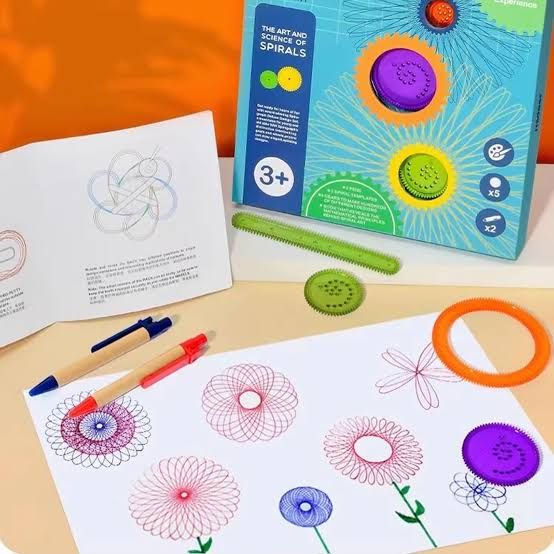 Mideer Children’s Spirograph Drawing Tool Set_0