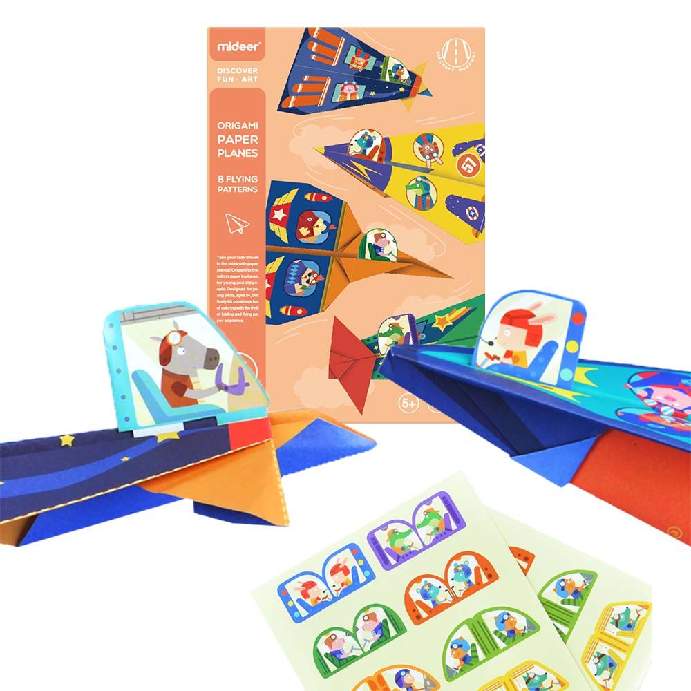 Mideer Origami Paper - Classic Planes (36pcs)_0