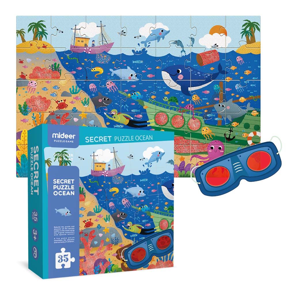 Mideer Discovery Puzzle - Ocean (35pcs)_0