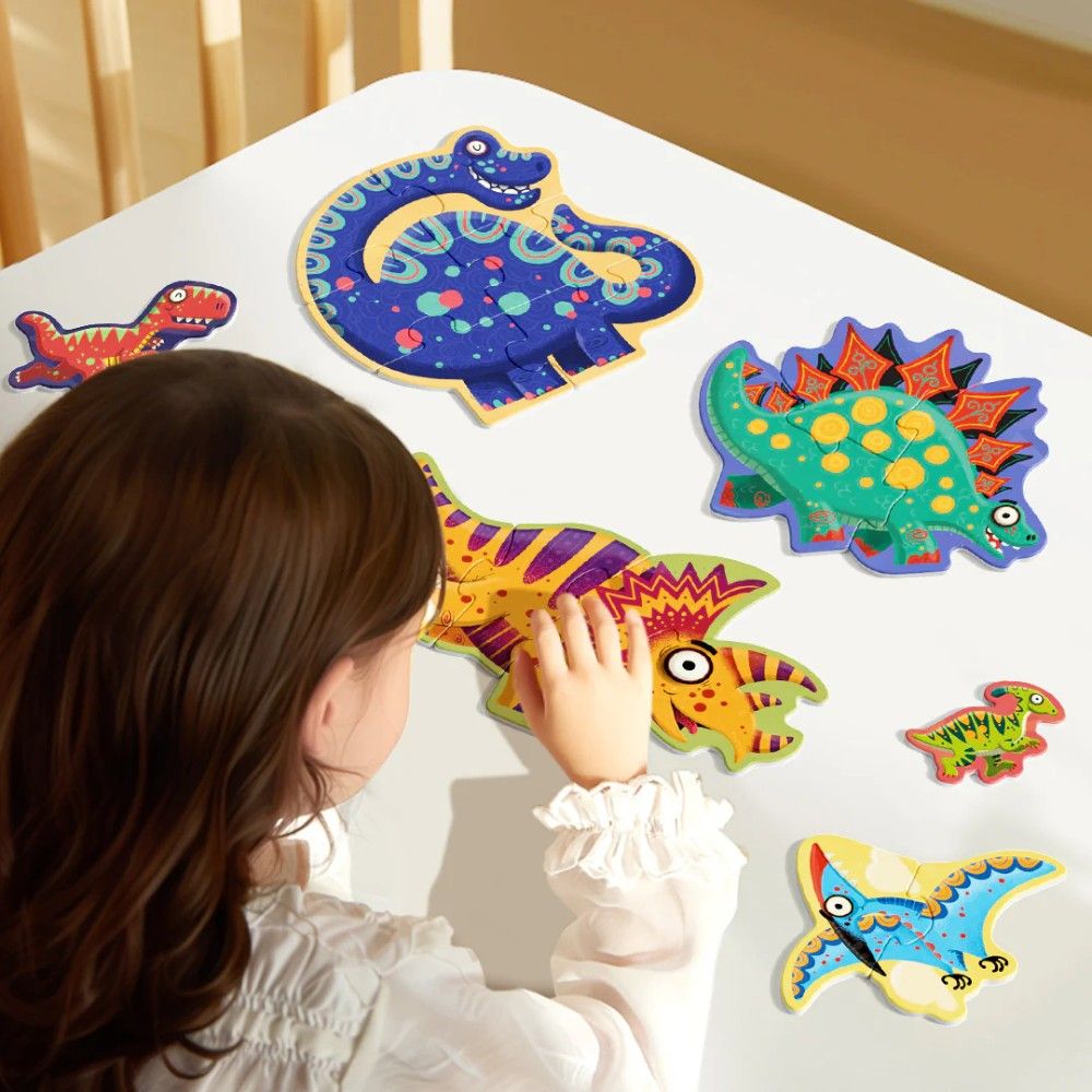 Mideer - My First Set of Artist Puzzles - Dinosaurs (2-6pcs)_0