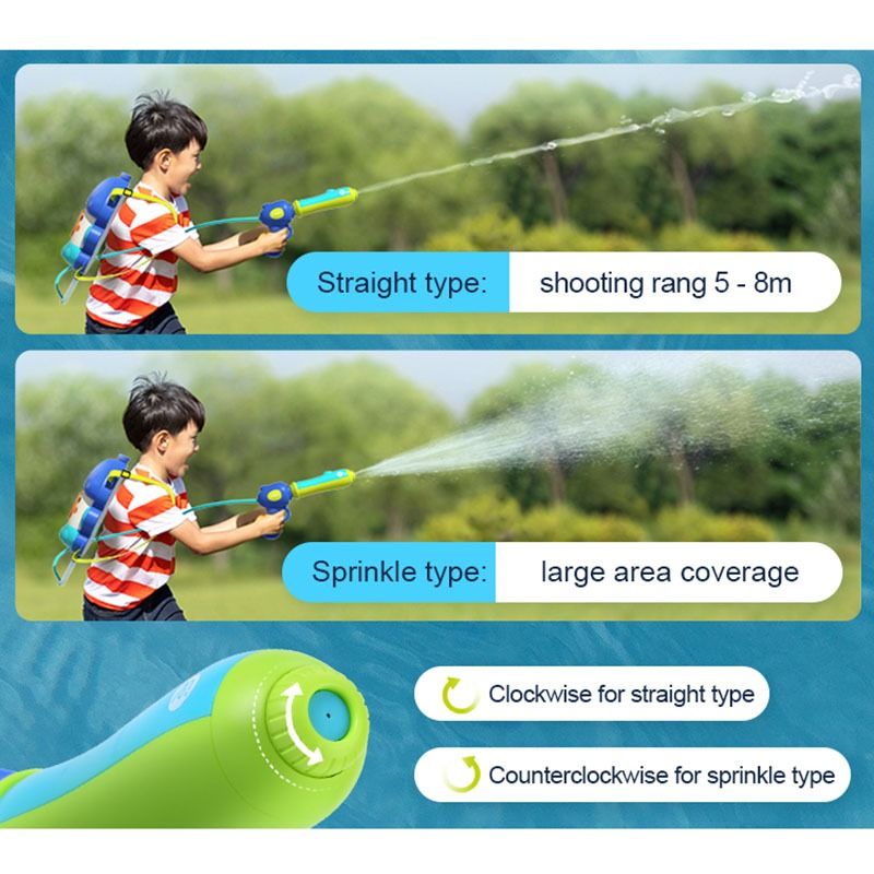 Mideer Backpack Water Gun - Octopus_5