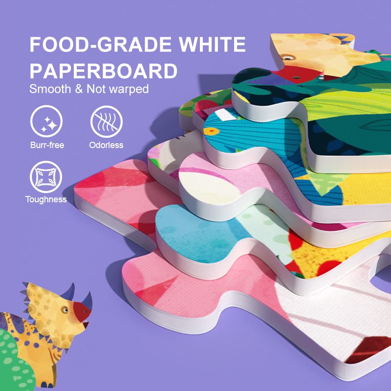 Mideer Large Puzzle - Happy Dinosaur Valley (48pcs)_4