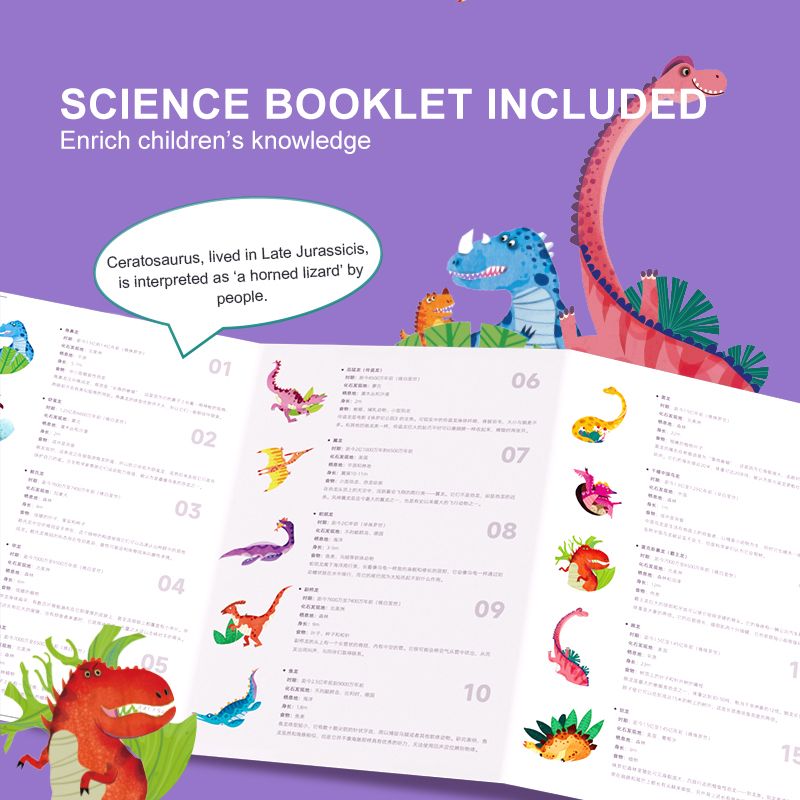 Mideer Large Puzzle - Happy Dinosaur Valley (48pcs)_2