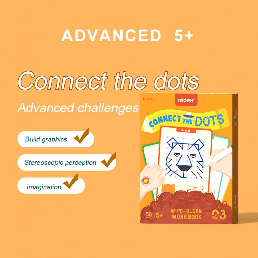 Mideer Level 3 Connect the Dots Write & Wipe Cards_3