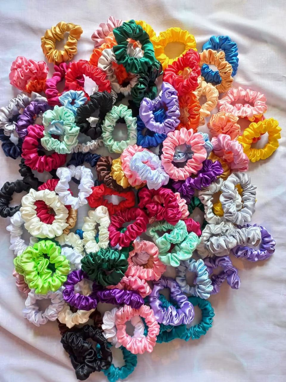 Wholesale Satin and Cotton Scrunchies – Skinny Size_4