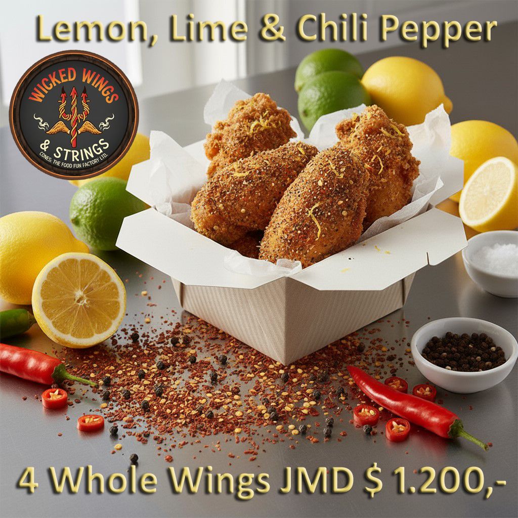 Lemon, Lime & Chili Pepper (4 whole wings)_0