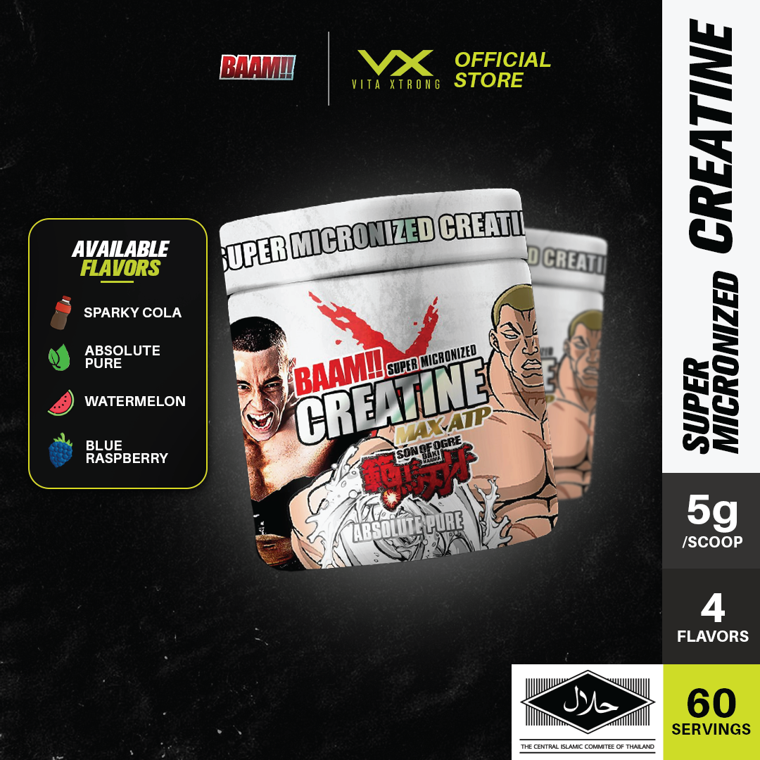 BAAM!! Creatine Monohydrate MAX ATP 500 300g | Super Micronized Powder, Muscle Strenght & Recovery_0