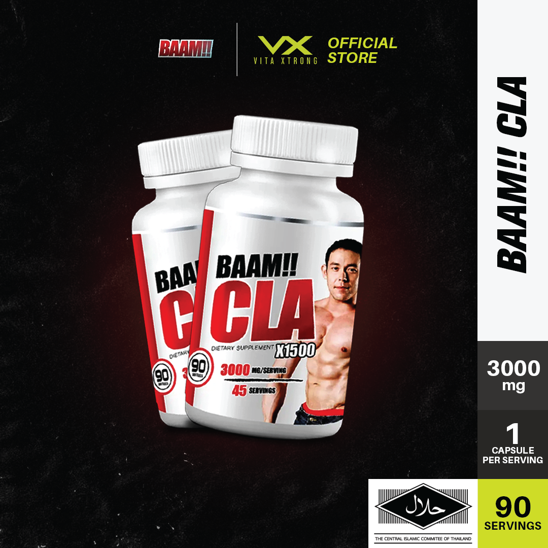 BAAM!! CLA X1500 (3000mg / 90 Capsules) Fat Burner | Lean Muscle | Weight Loss | Metabolism Support_0