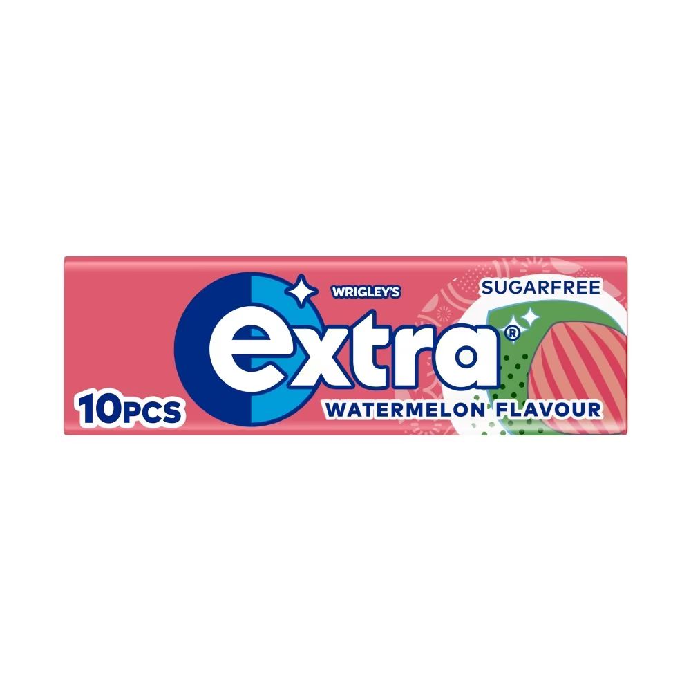 Extra Watermelon Flavour Sugar Free Chewing Gum 14g_0