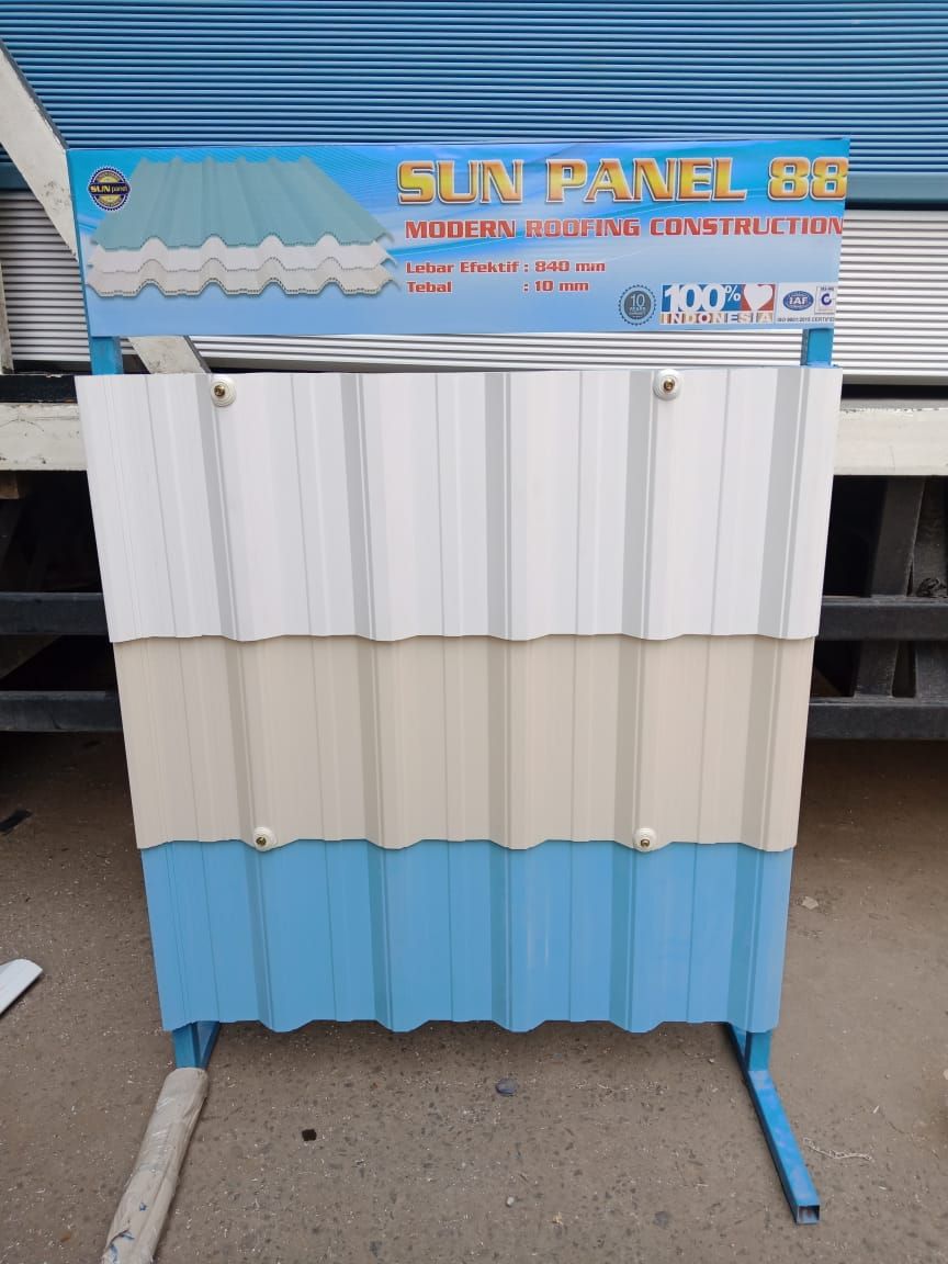 Sun Panel 840 10mm double layer upvc (Fisik Lebar Kotor 880) _0