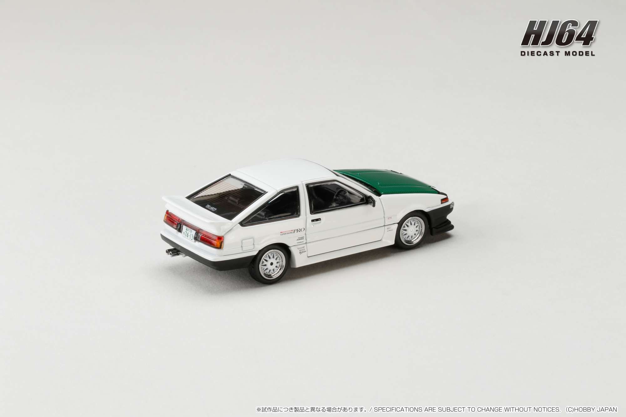 HOBBY JAPAN MODEL 1/64 TOYOTA SPRINTER TRUENO (AE86) / DORI DORI MESH WHEEL - DRIFT KING_1